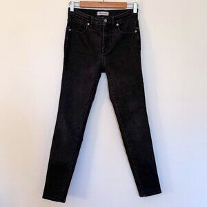 Madewell Women's 10” High Rise Skinny Skinny Black Jeans Size 27